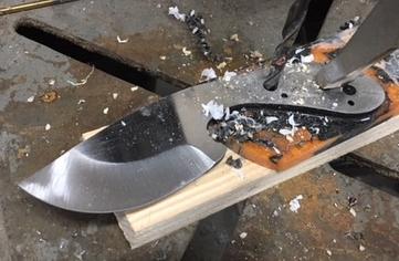 Shaping Custom Handle Scales, Knife Making