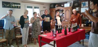 le dégustation du vin