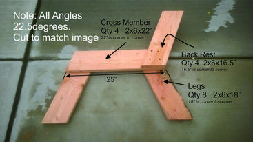 How to make a DIY convertible picnic table that folds into bench seats. Free Plans. www.DIYeasycrafts.com