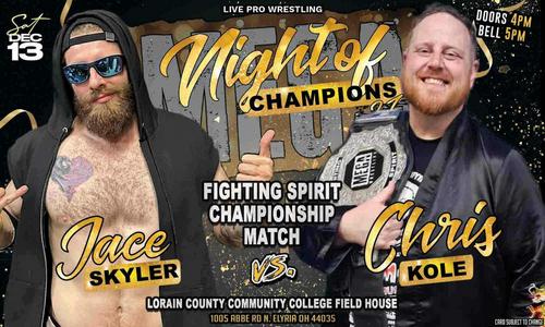Fighting Spirit Championship - Jace Skyler vs Chris Kole (c)