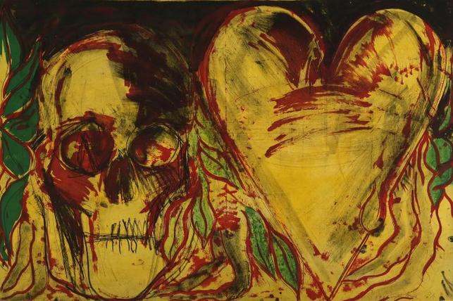 Jim Dine Yellowheart and a Devil