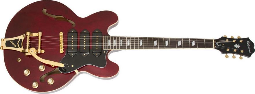 Epiphone Riviera Custom P-93 (Wine Red)-