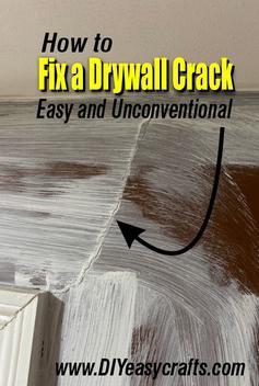How to Fix a Drywall Crack easy and unconventional