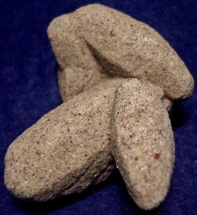 Sand Calcite crystals, Badlands, Pennington County, South Dakota, USA, ex Ted Morley, collected ca. 1960