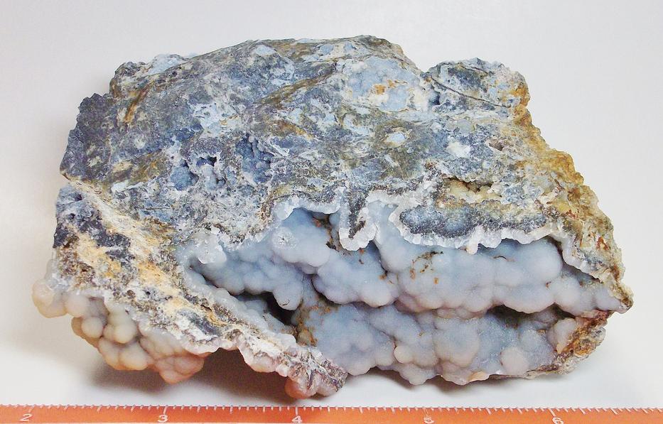 Blue Quartz var: Chalcedony Lord Baltimore Drive, Maryland