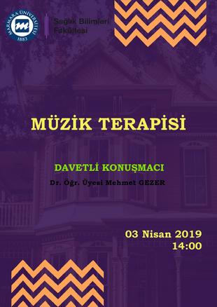T. C. Marmara Üniversitesi Müzik Terapisi söyleşisi Mehmet Gezer