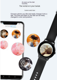 Health Smart Watch, measures Blood Pressure, Heart Rate, Steps taken, Sleep cycles and alarm etc