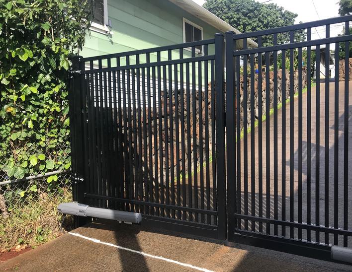 Aluminum Gates Oahu, Custom Gates Hawaii, Sliding Gates Honolulu, Driveway gates Oahu, Automatic Gates Oahu