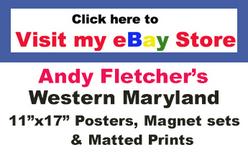 Western Maryland Locomotives 6 magnet set Andy Fletcher