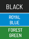 color chart: black, green