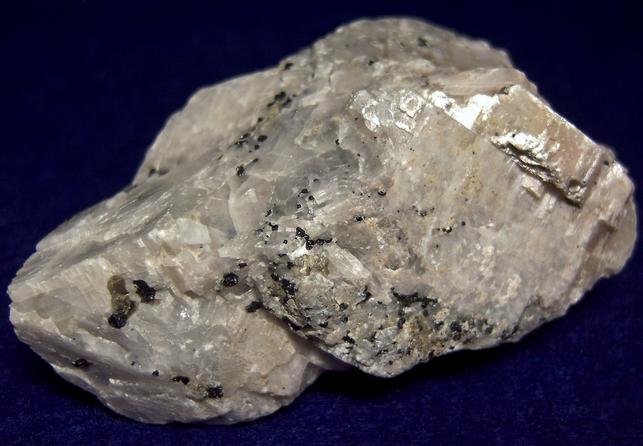 fluorescing CALCITE, MAGNETITE - Franklin, Franklin Mining District, Sussex County, New Jersey, USA - ex Borden, ex Morris Museum