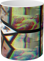 "Alien Autopsy TV Colour Phase" White Mug, 11oz