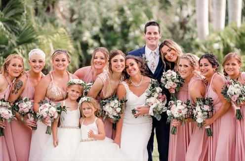 Bridal party makeup and hair | West Palm Beach Florida | DgPro Makeup And Hair