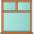 Style 20 oak window