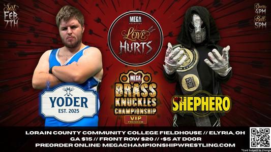 Brass Knuckles Championship: Yoder vs Shephero (c)