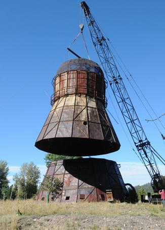 Repurposed TeePee Burner sculpture installation - Kevin O'Dwyer