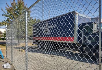 A great cedar wood fence built by All American Fence company and contractor