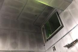吸音棉面貼玻璃布外覆鍍鋅沖孔板