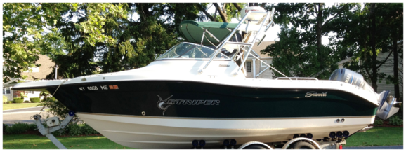 POLYEXTRA® is effective for bottom paint stripping on Boats