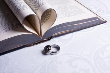 A Bible and Wedding Rings Christian Relationship Therapy In Henderson Nevada
