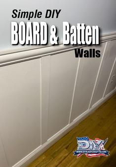 DIY Board and Batten Walls with existing Chair Rails: Easy Home Upgrade!