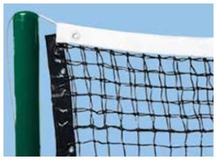 double braid tennis net double headband
