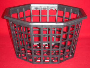 Ultimate Orchid Basket 10 inch largest tropical nursery hanging flat bottomed mesh plastic net