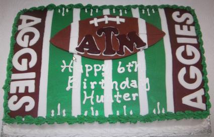 Tennessee Titans Football And Field Cake 