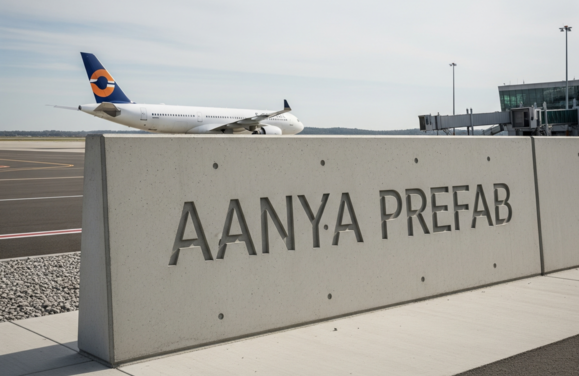 AANYA PREFAB PRECAST WALL AIRPORT