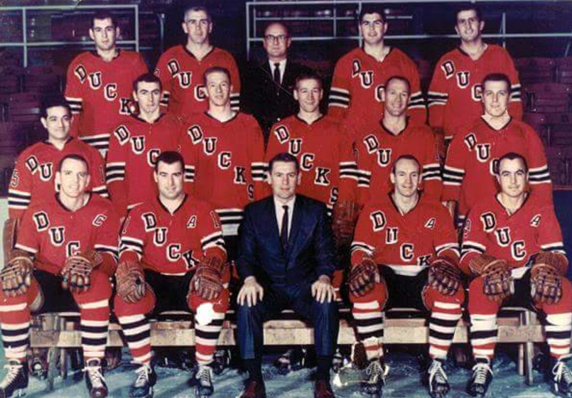 Player photos for the 1965-66 Cleveland Barons at