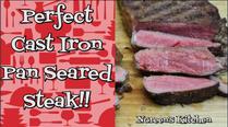Cast Iron Pan Seared Steak, Noreen's Kitchen