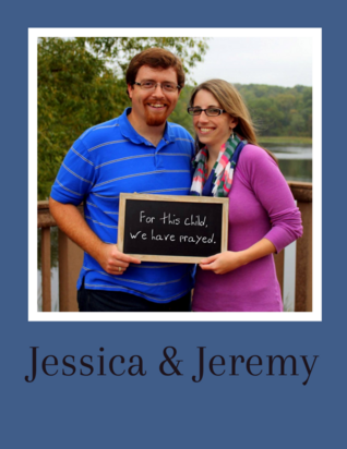 Adoption Profile Book Cover- Jessica and Jeremy
