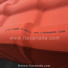 Lamina colonial en PVC LTA color terracotta