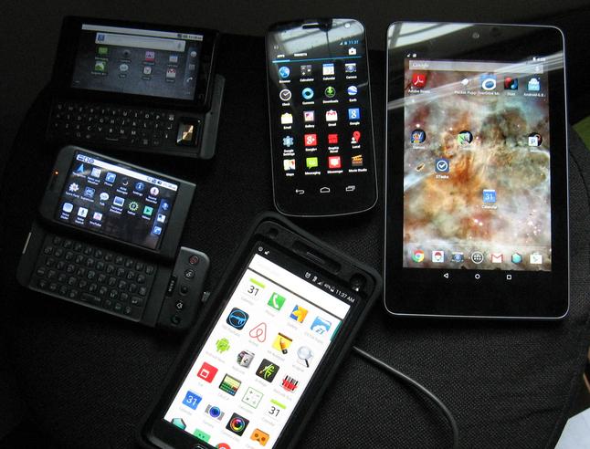 Phones from the beginning of time.