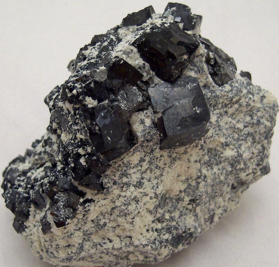 Magnetite cubic and tetrahexahedral modified, one time find in1990s, 2500' level, ZCA No. 4 Mine (St. Joe Mine), Balmat, Balmat-Edwards Zinc District. St. Lawrence County, New York, USA