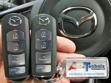 Mazda remote proximity key