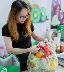 Giỏ hoa quả nhập khẩu giá rẻ tại Hà Nội