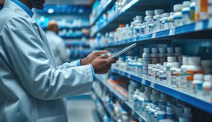 Pharmacy Technician Preparing an Order
