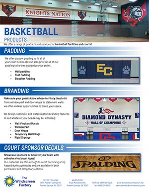 Basketball 2 Page PDF Flyer