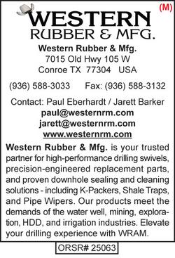 Western Rubber & Manufacturing, Water Well Products