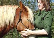Lisa Wysocky with Haflinger horse