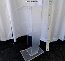 party rental podium