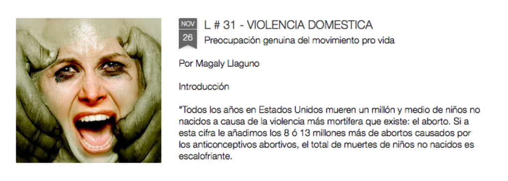 LA VIOLENCIA DOMESTICA