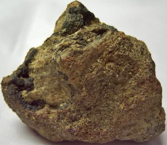 VIVIANITE with SIDERITE - Raccoon Creek, Mullica Hill, Harrison Township, Gloucester County, New Jersey, USA - ex Rutgers Geology Museum