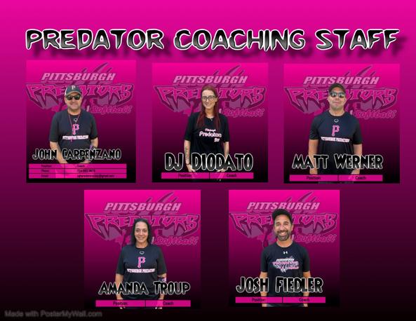 10U Carpenzano Coaching Staff
