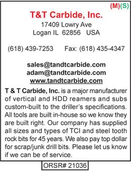 Hole Openers, T&T Carbide
