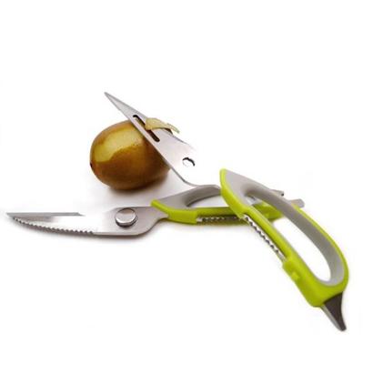 Multi Function Kitchen Scissors in Pakistan Can Be Used as Vegetable Peeler