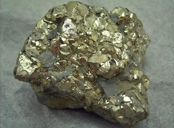 PYRITE crystals - Schoharie Township, Schoharie County, New York, USA