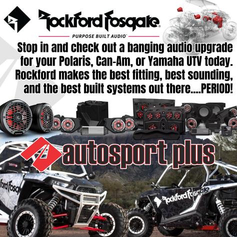 Rockford Fosgate powersport audio for sale in Canton Ohio.