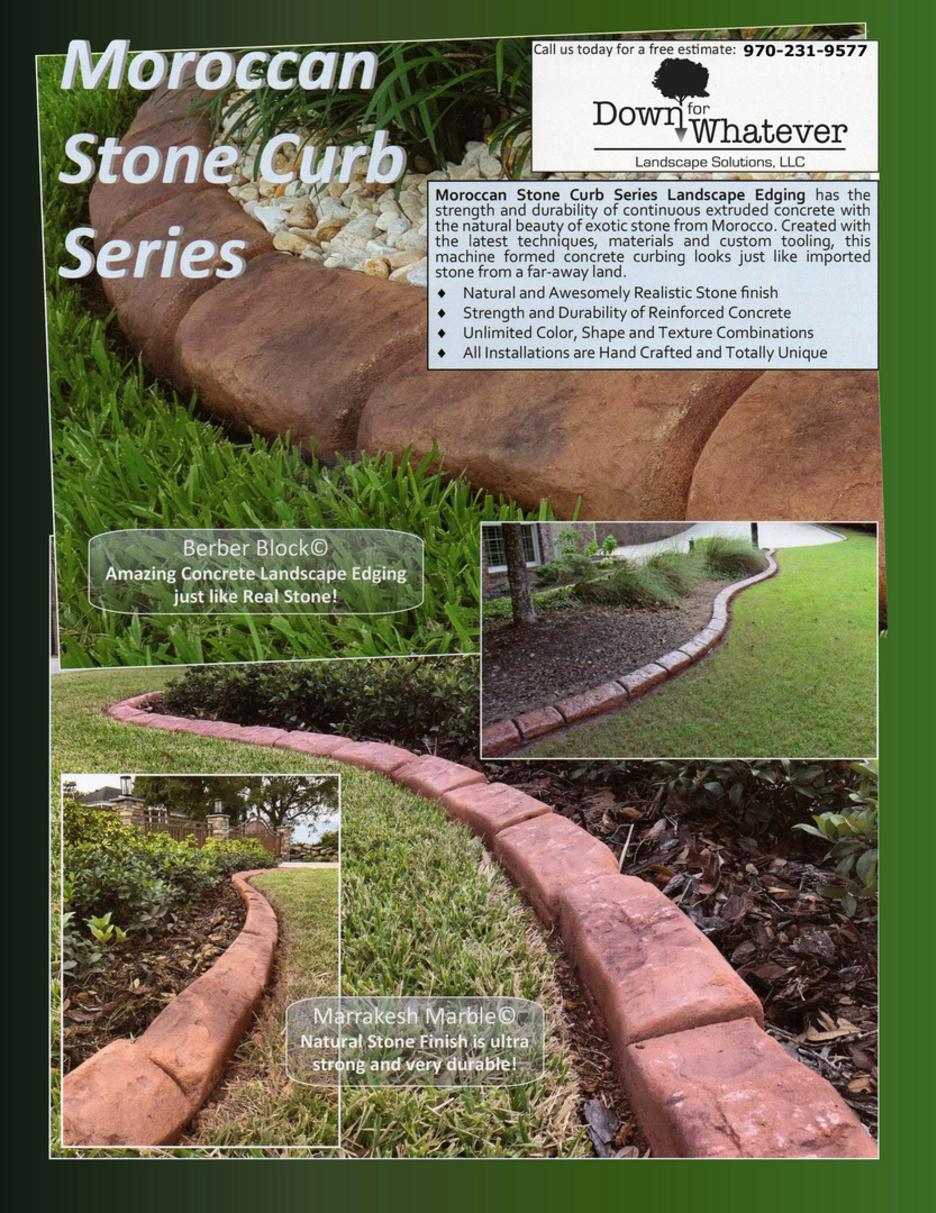 Stone Concrete Edging